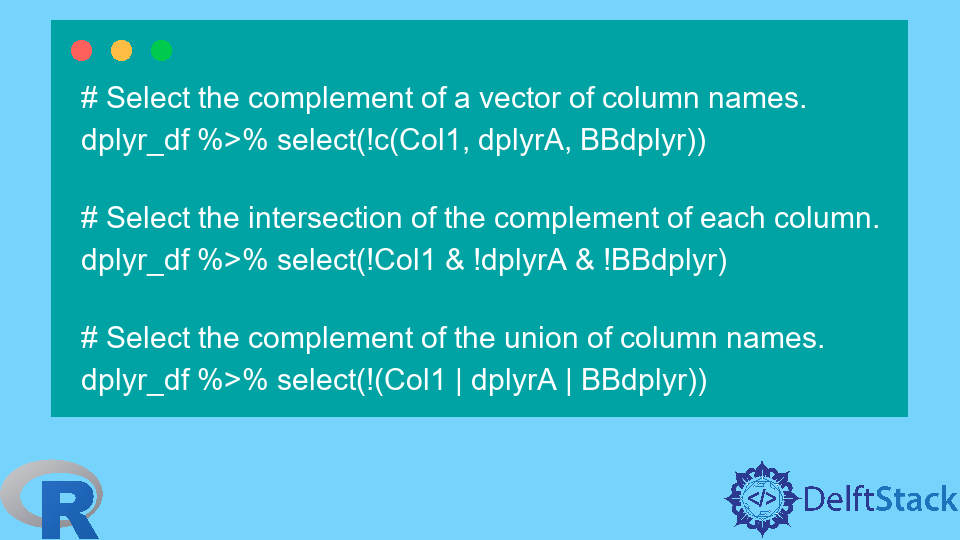 drop-multiple-columns-from-a-data-frame-using-dplyr-delft-stack